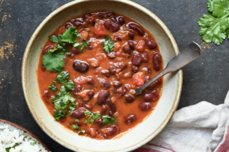 Rajma-Red Kidney beans in spiced gravy